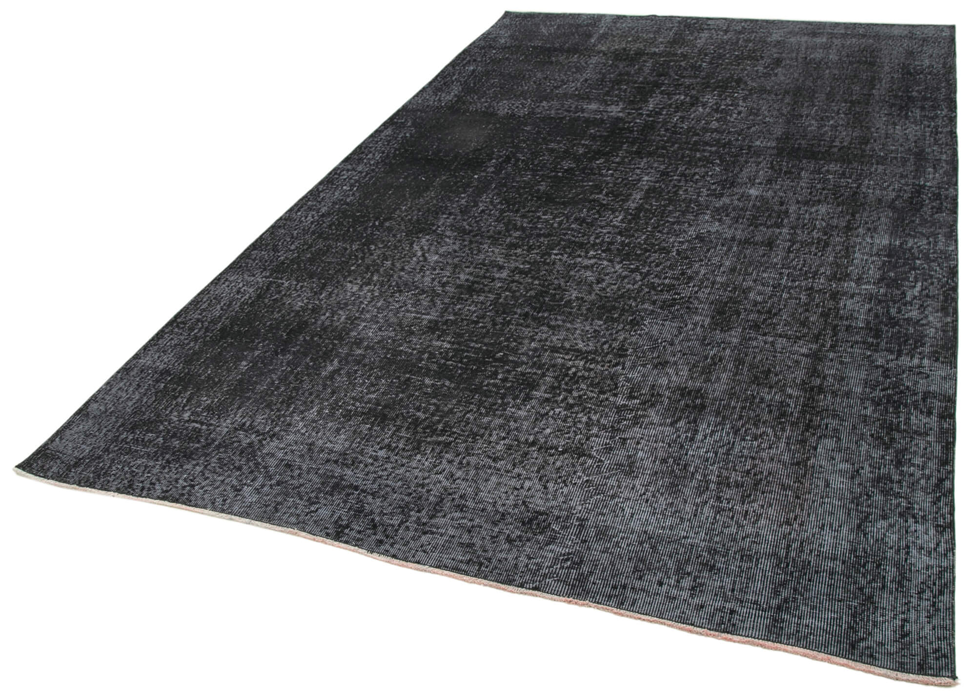 6 x 10 Black Overdyed Rug - 5551