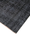 6 x 10 Black Overdyed Rug - 5551