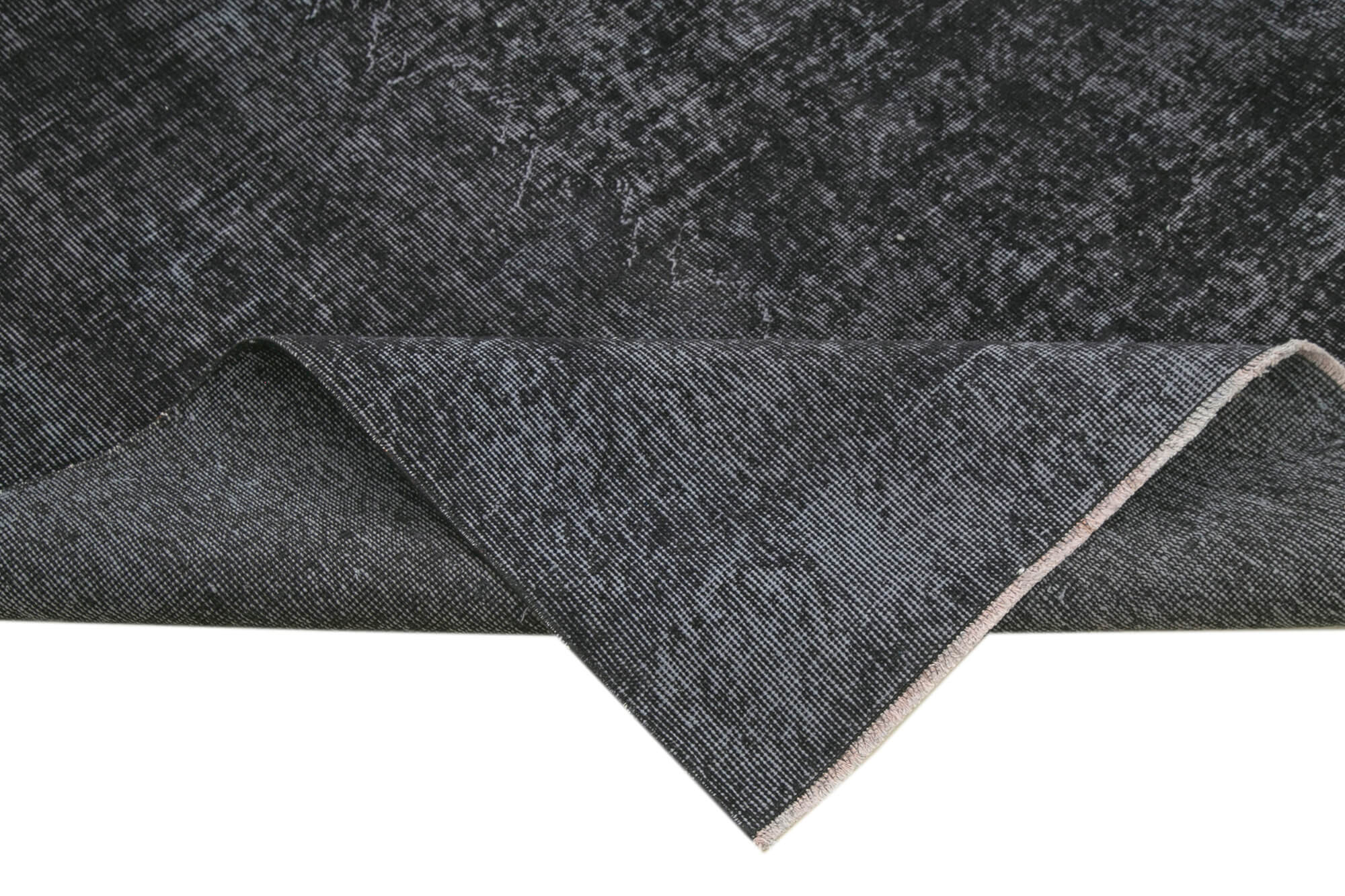 6 x 10 Black Overdyed Rug - 5551