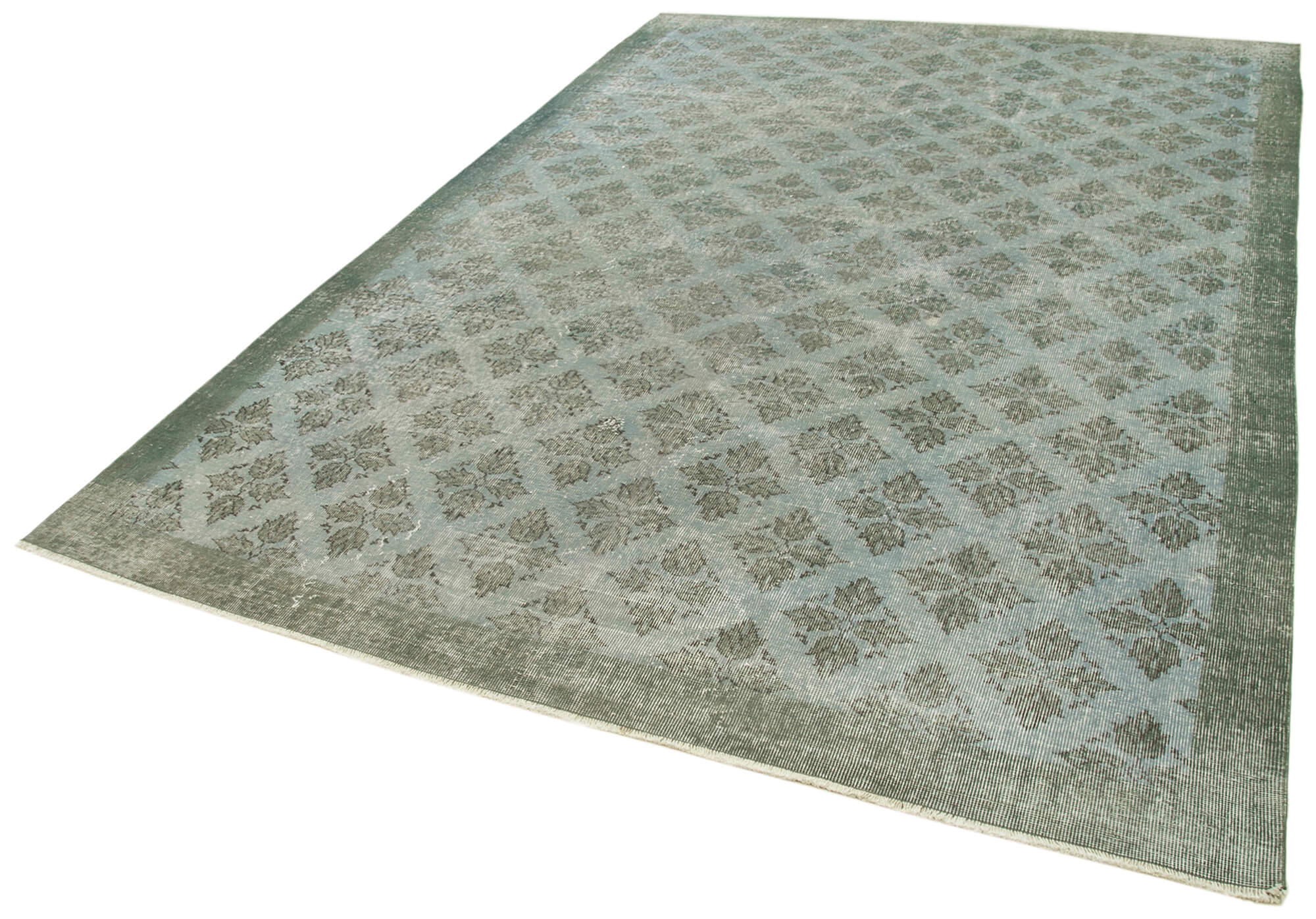 7 x 10 Blue Overdyed Rug - 5552