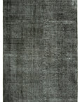 6 x 8 Black Overdyed Rug - 5554