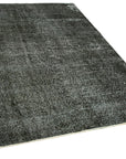 6 x 8 Black Overdyed Rug - 5554