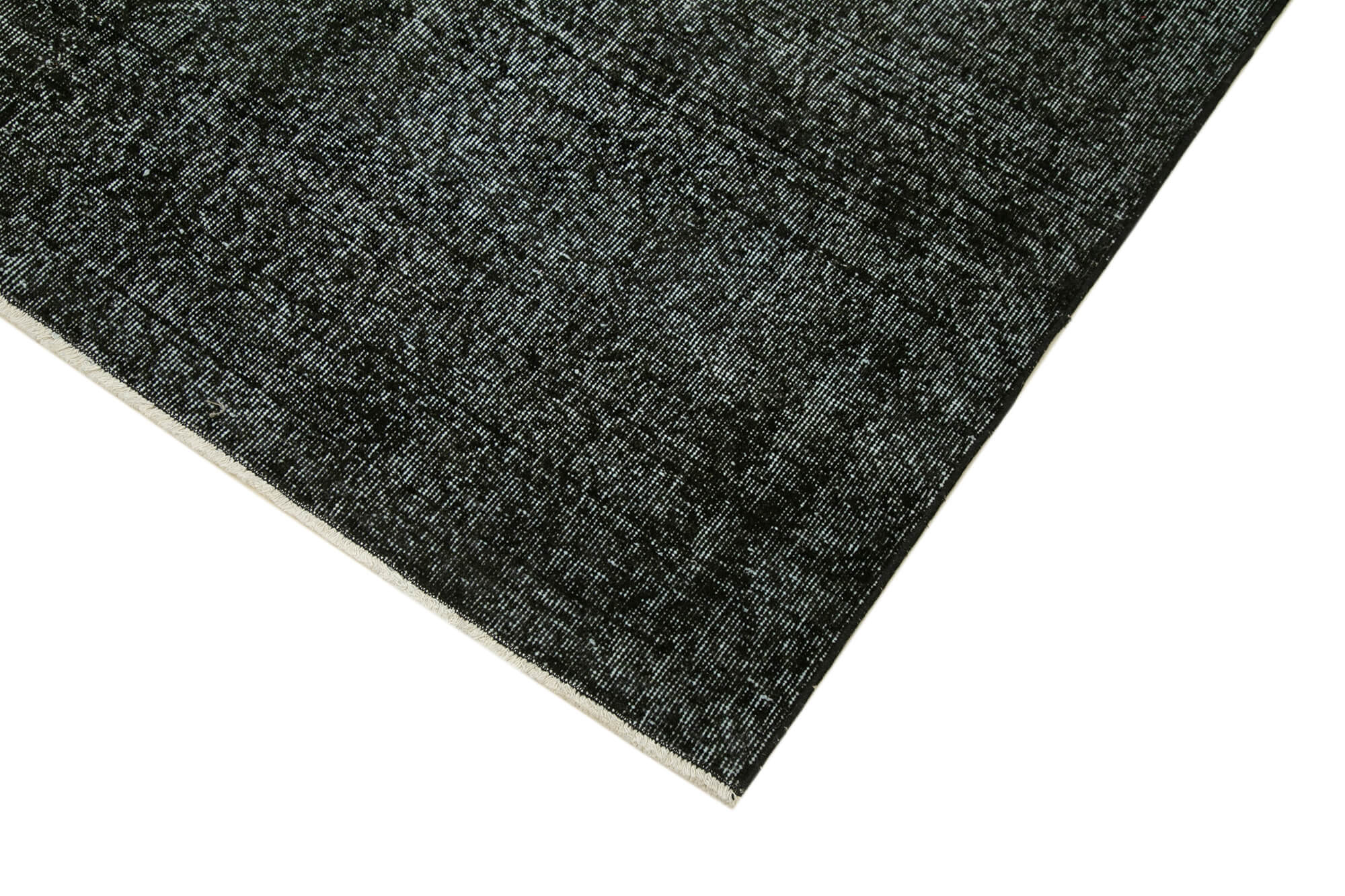 6 x 8 Black Overdyed Rug - 5554