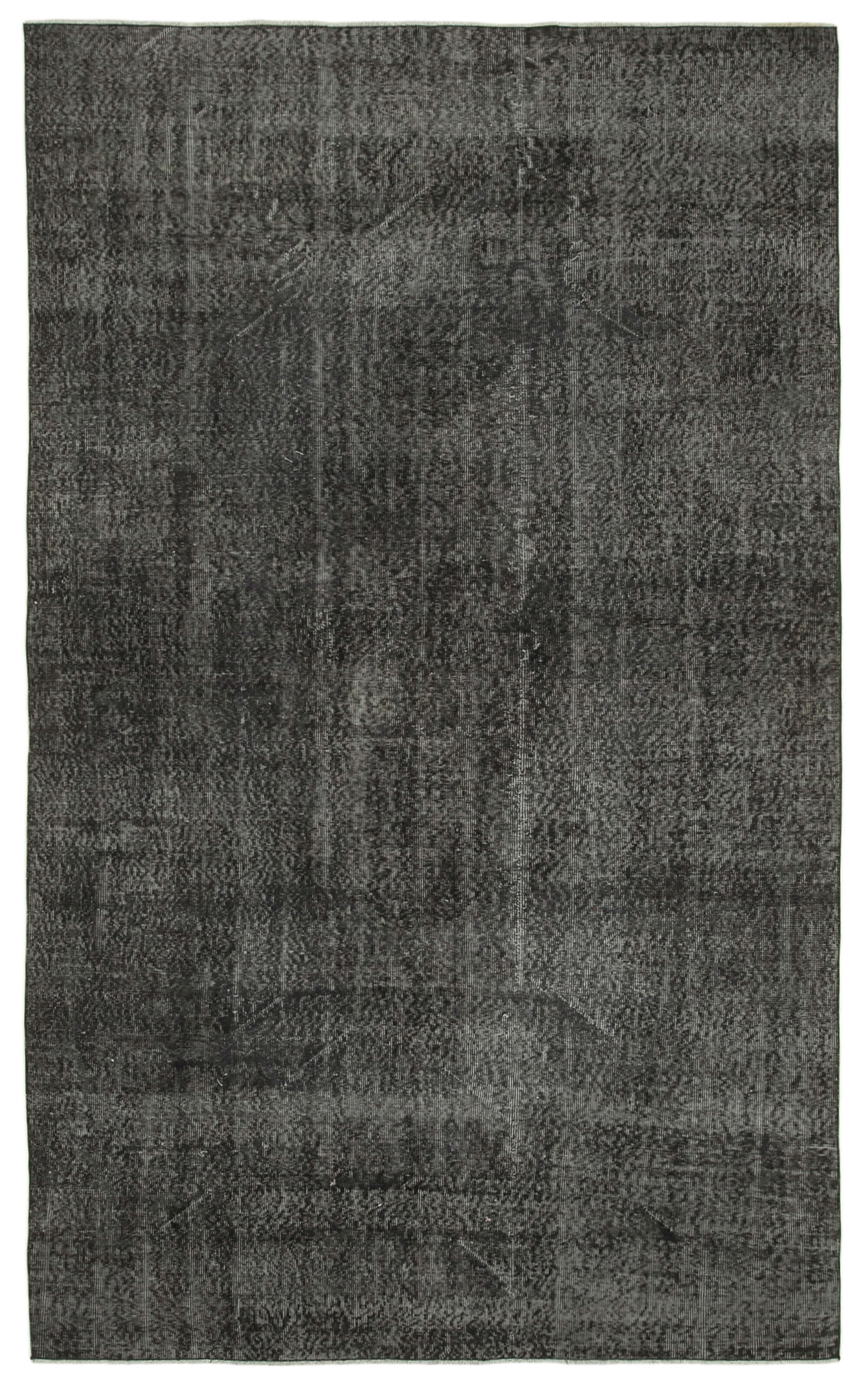 6 x 10 Black Overdyed Rug - 5557