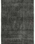 6 x 10 Black Overdyed Rug - 5557