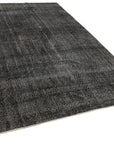 6 x 10 Black Overdyed Rug - 5557