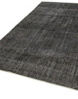 6 x 10 Black Overdyed Rug - 5557