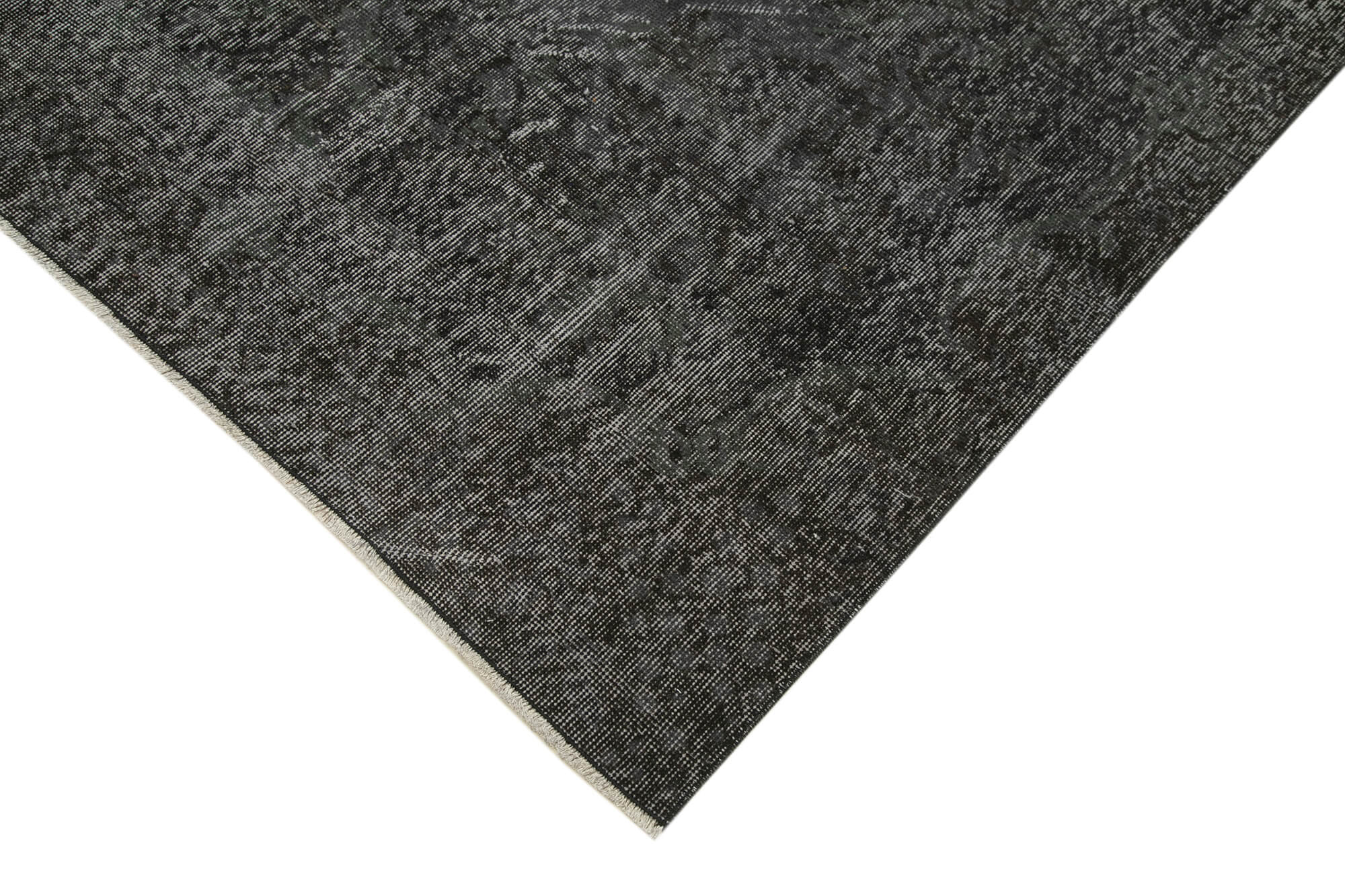 6 x 10 Black Overdyed Rug - 5557