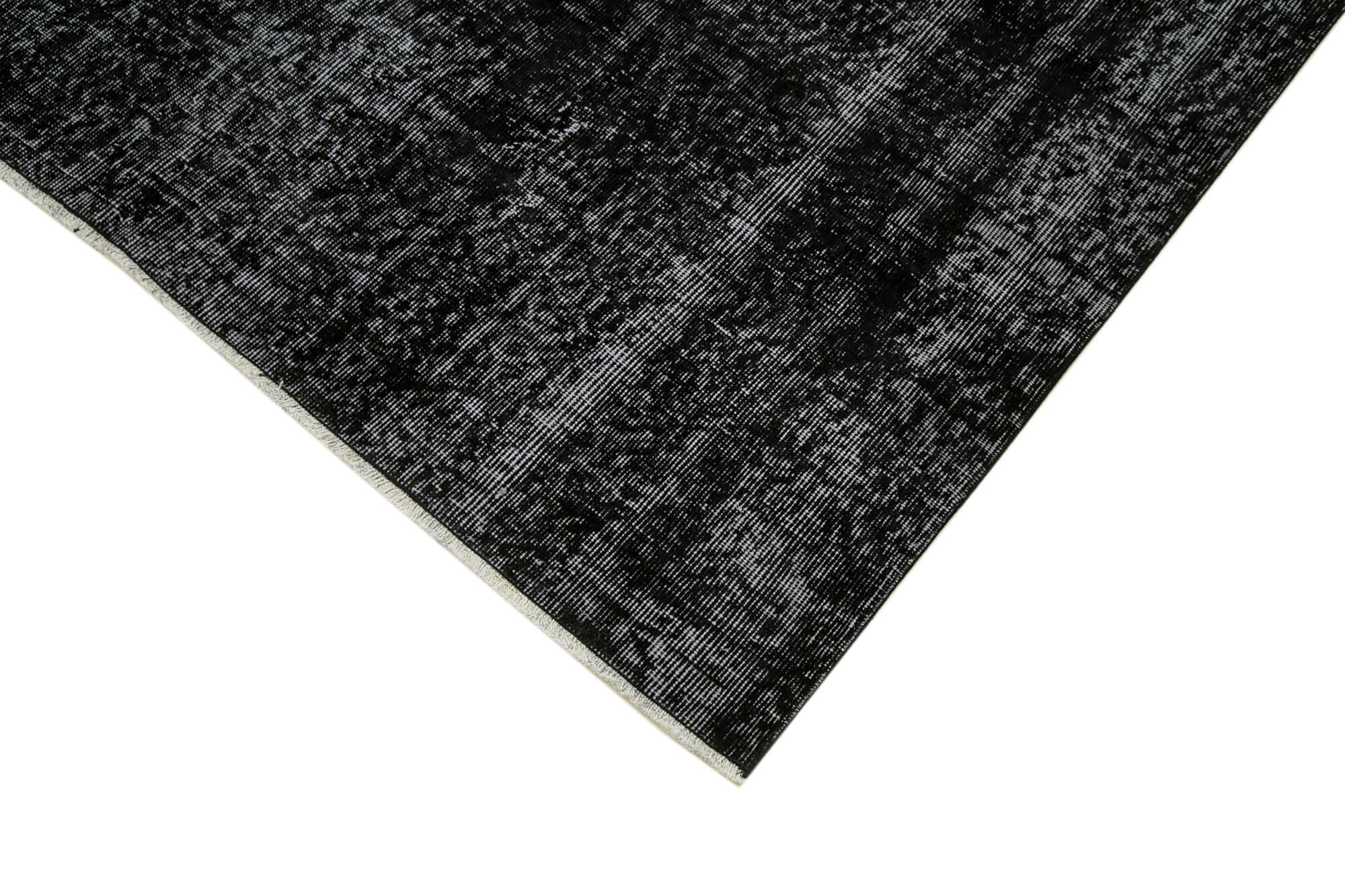 5 x 8 Black Overdyed Rug - 5560