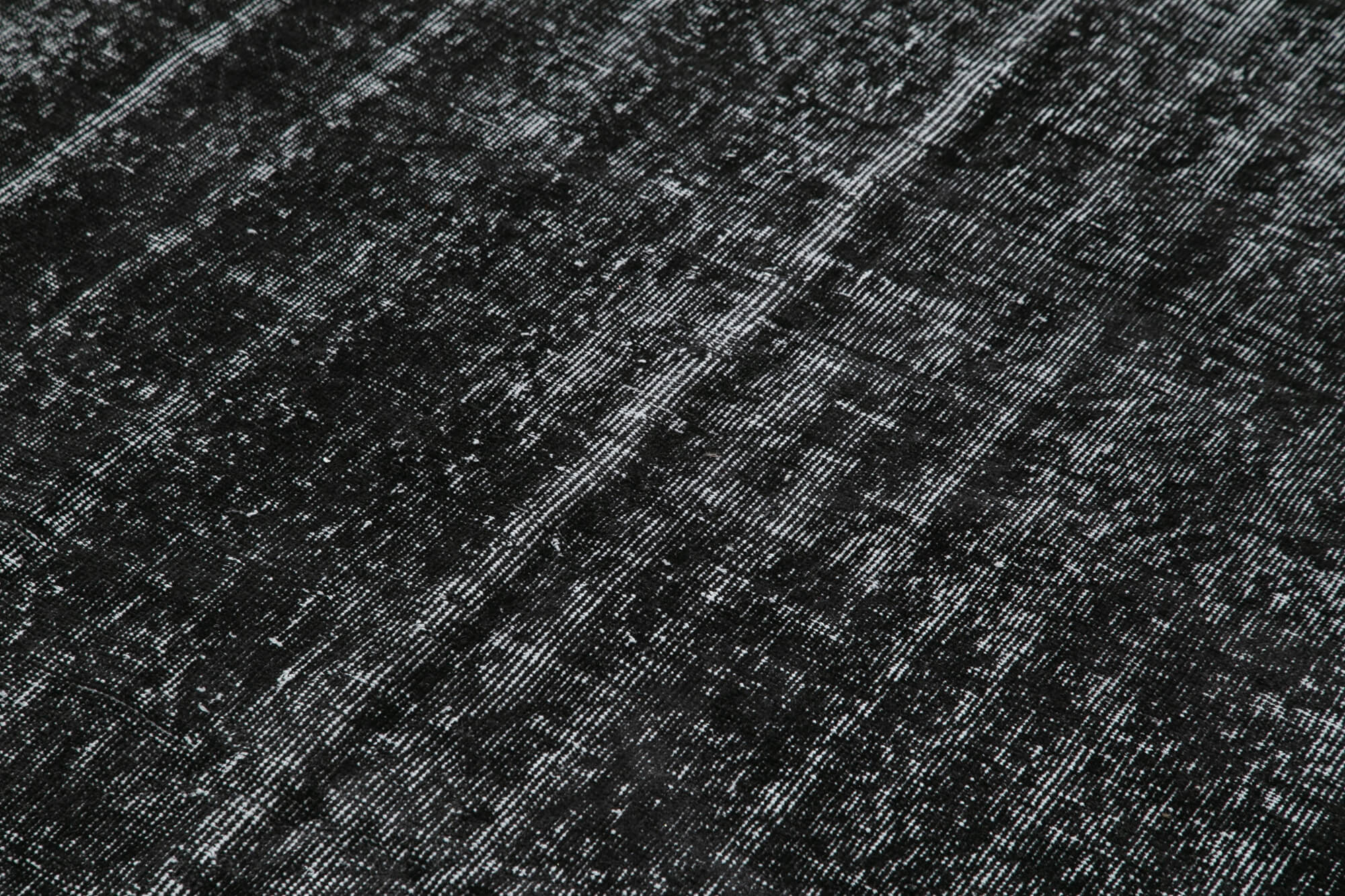 5 x 8 Black Overdyed Rug - 5560