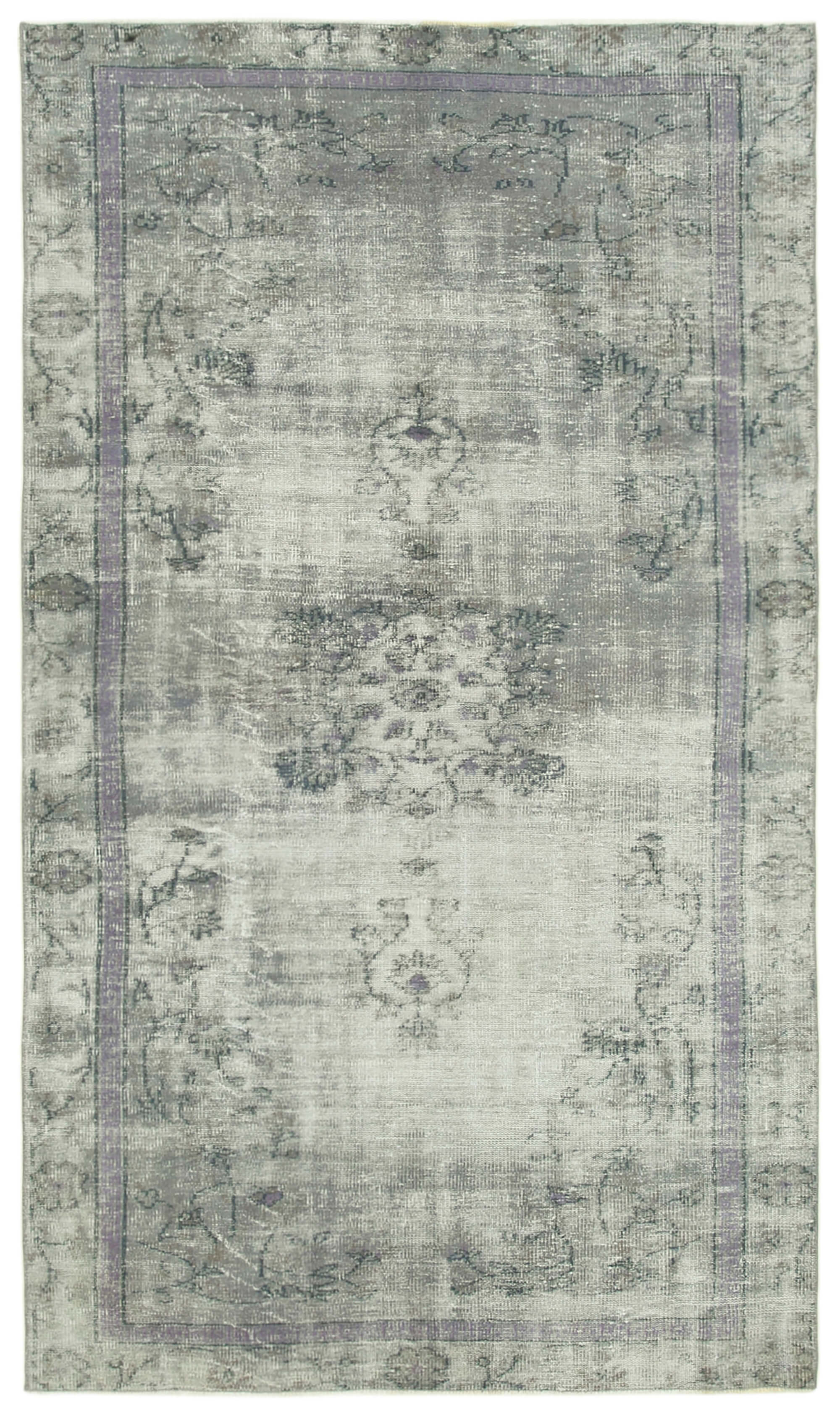 5 x 9 Grey Overdyed Rug - 5561