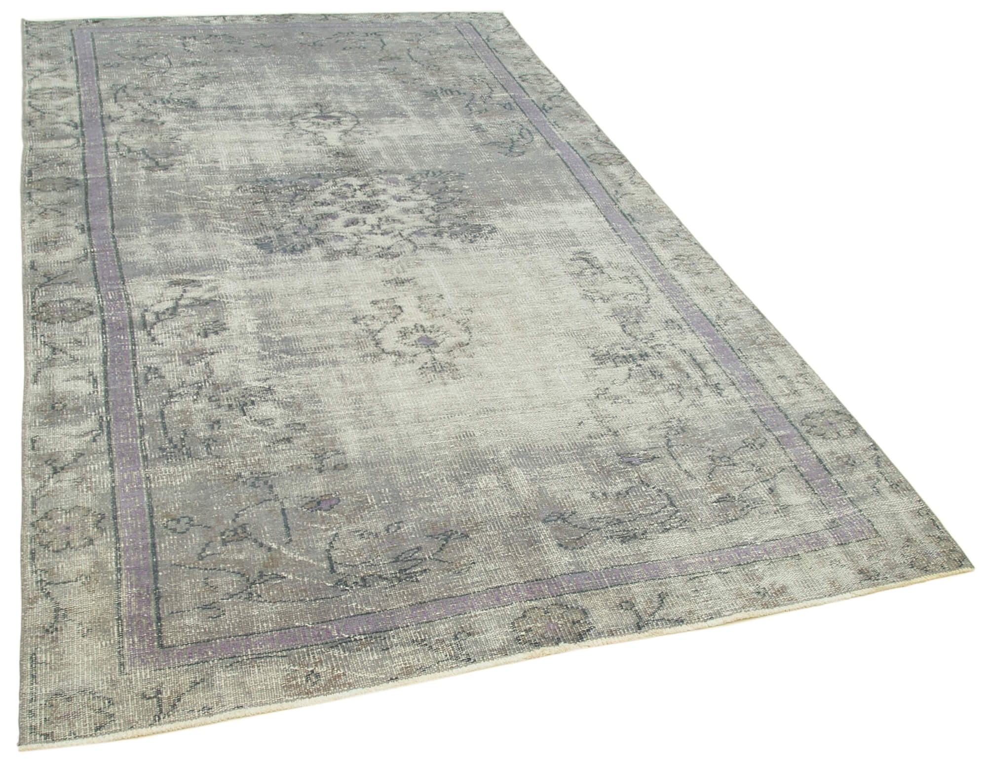 5 x 9 Grey Overdyed Rug - 5561