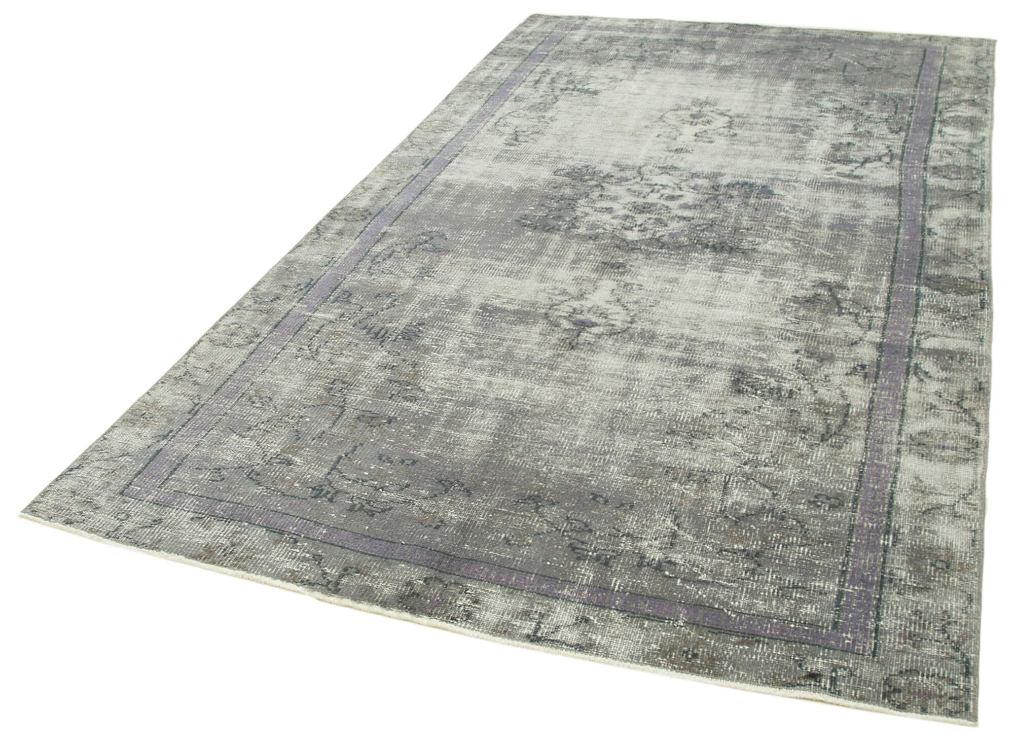 5 x 9 Grey Overdyed Rug - 5561