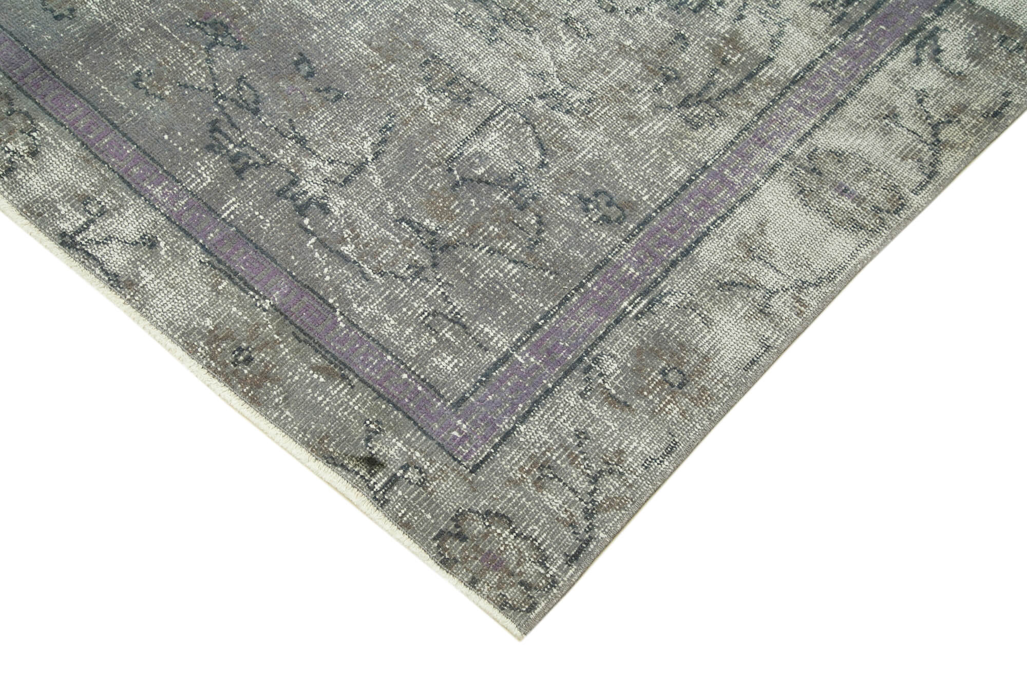 5 x 9 Grey Overdyed Rug - 5561