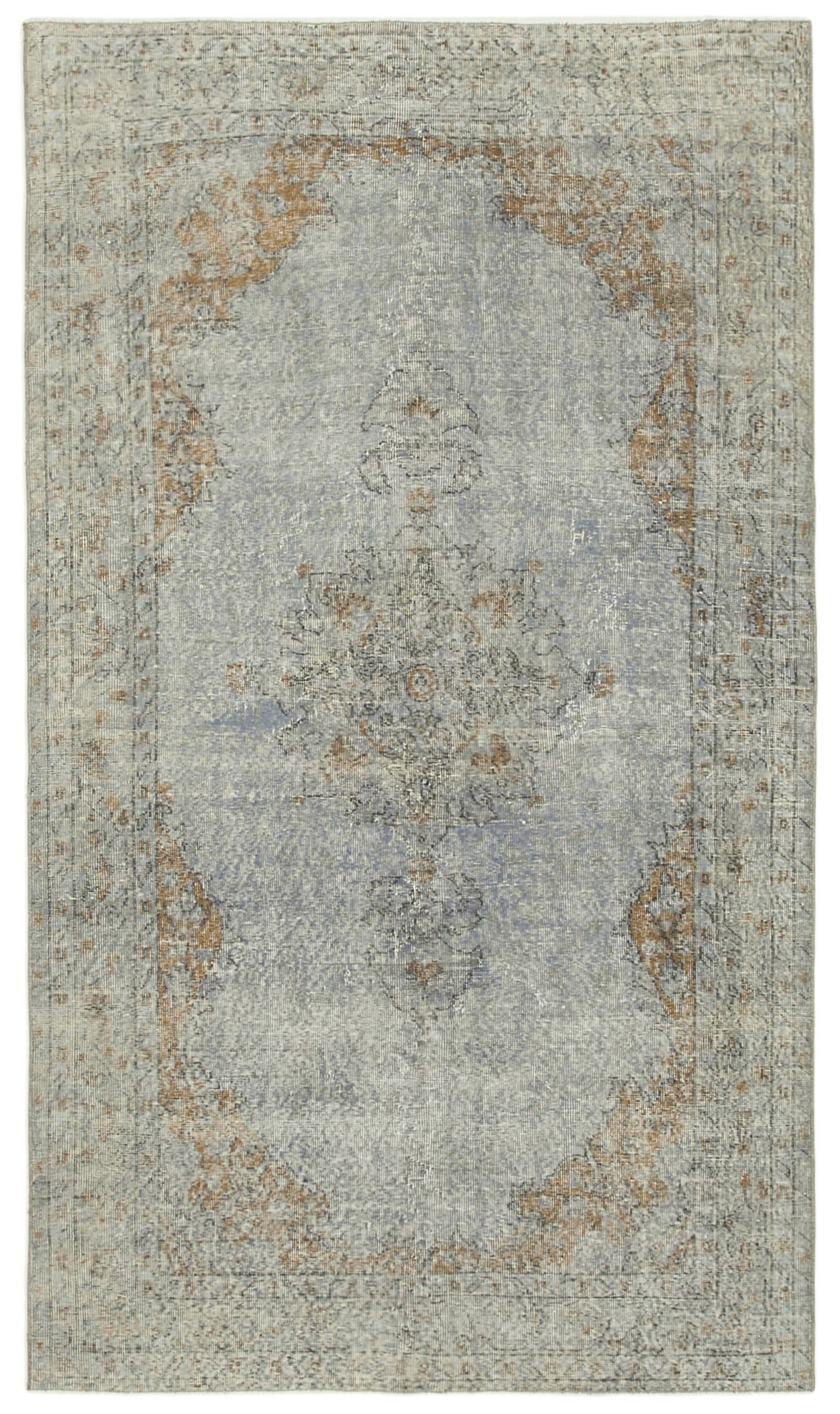 5 x 9 Grey Overdyed Rug - 5562