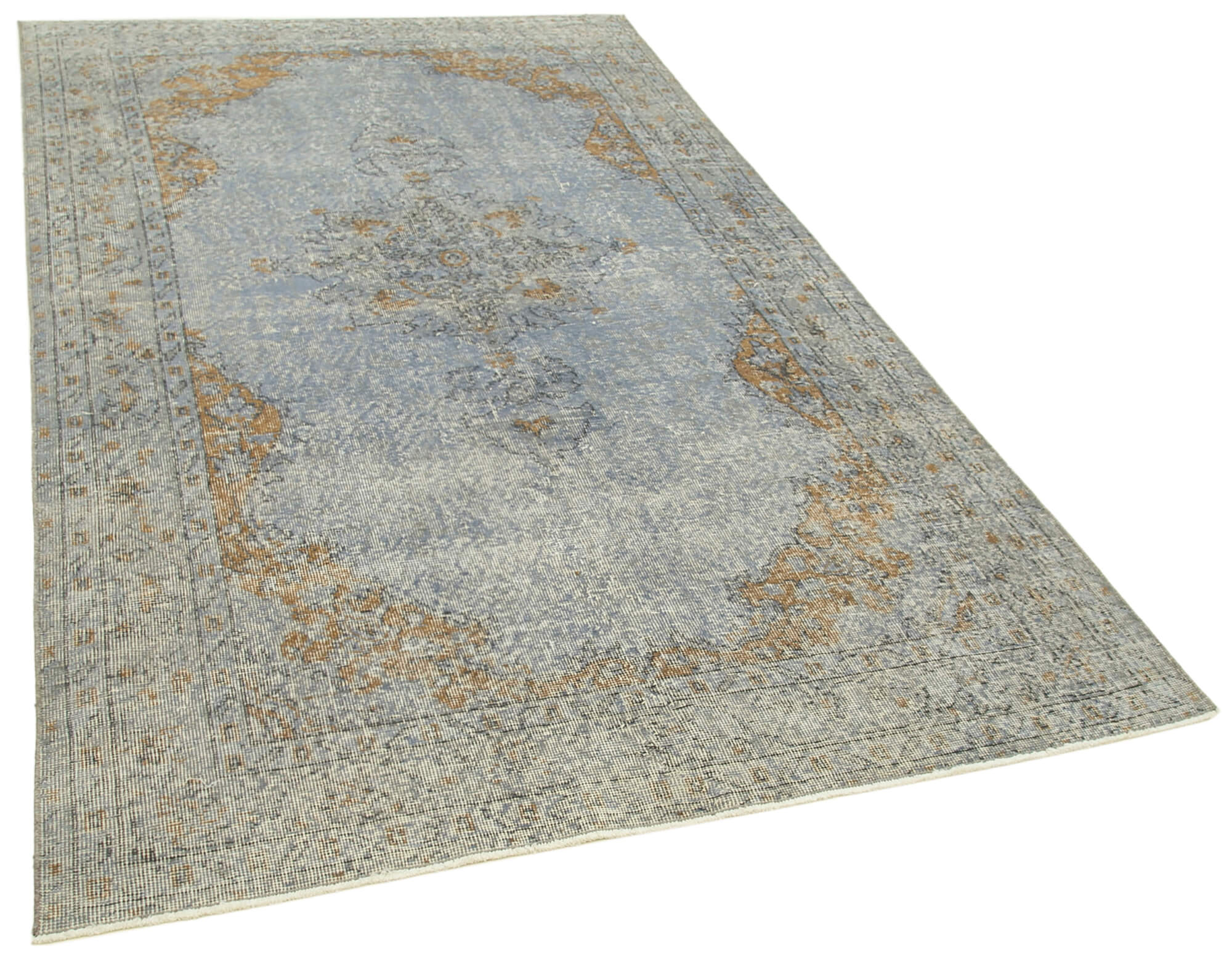 5 x 9 Grey Overdyed Rug - 5562