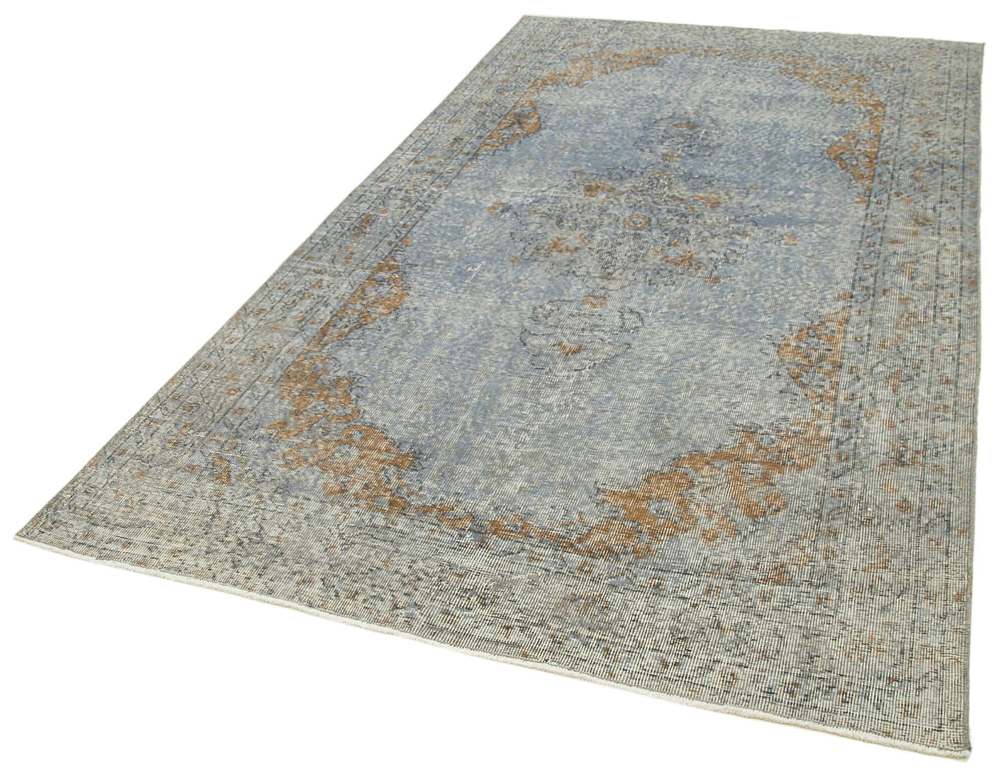 5 x 9 Grey Overdyed Rug - 5562