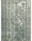 5 x 8 Blue Overdyed Rug - 5564