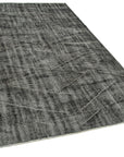 5 x 9 Black Overdyed Rug - 5567