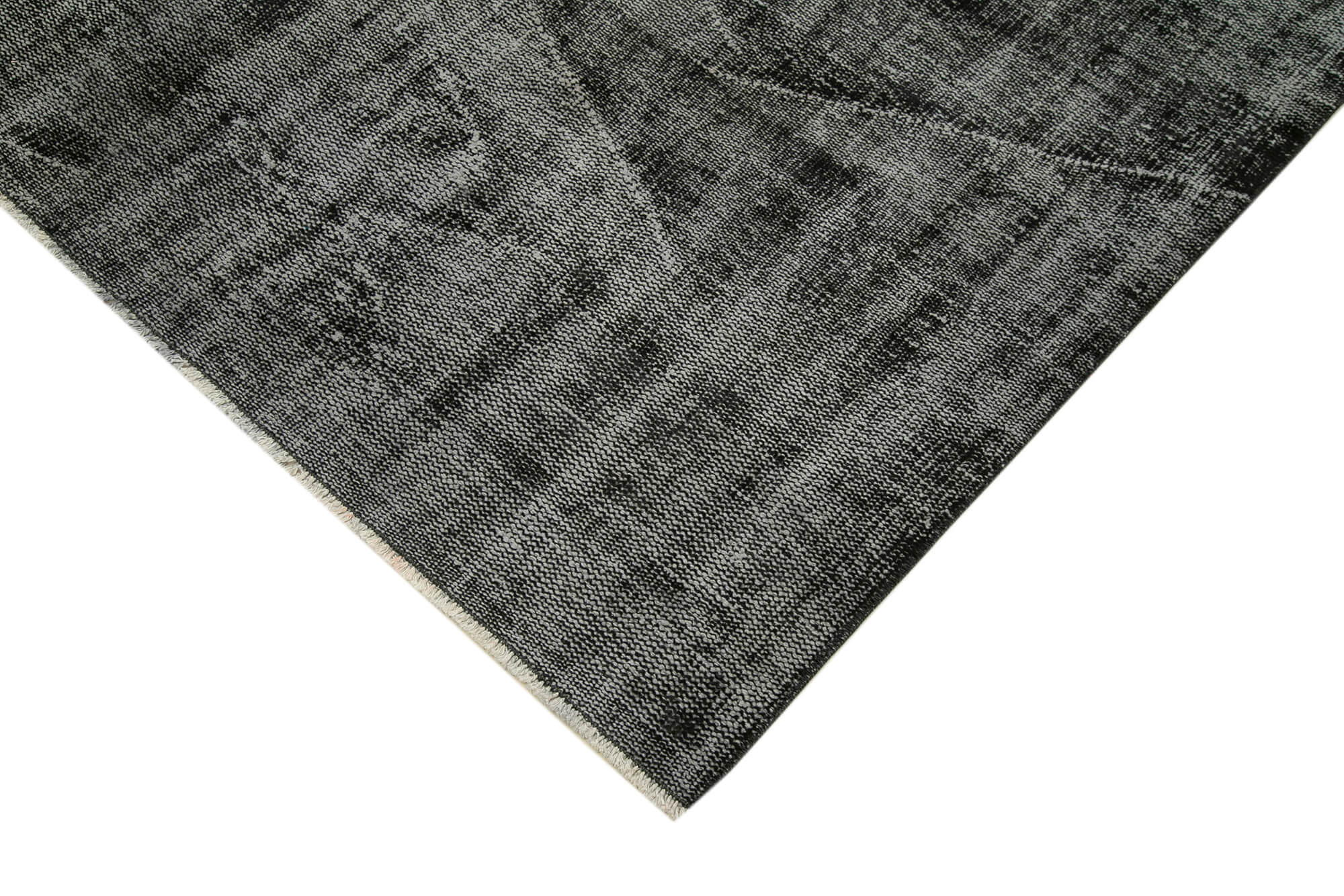 5 x 9 Black Overdyed Rug - 5567