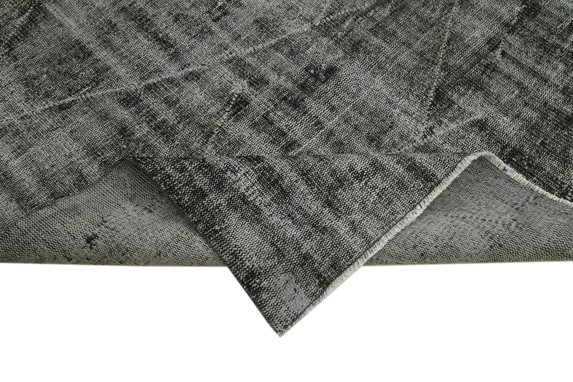 5 x 9 Black Overdyed Rug - 5567