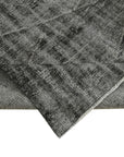 5 x 9 Black Overdyed Rug - 5567