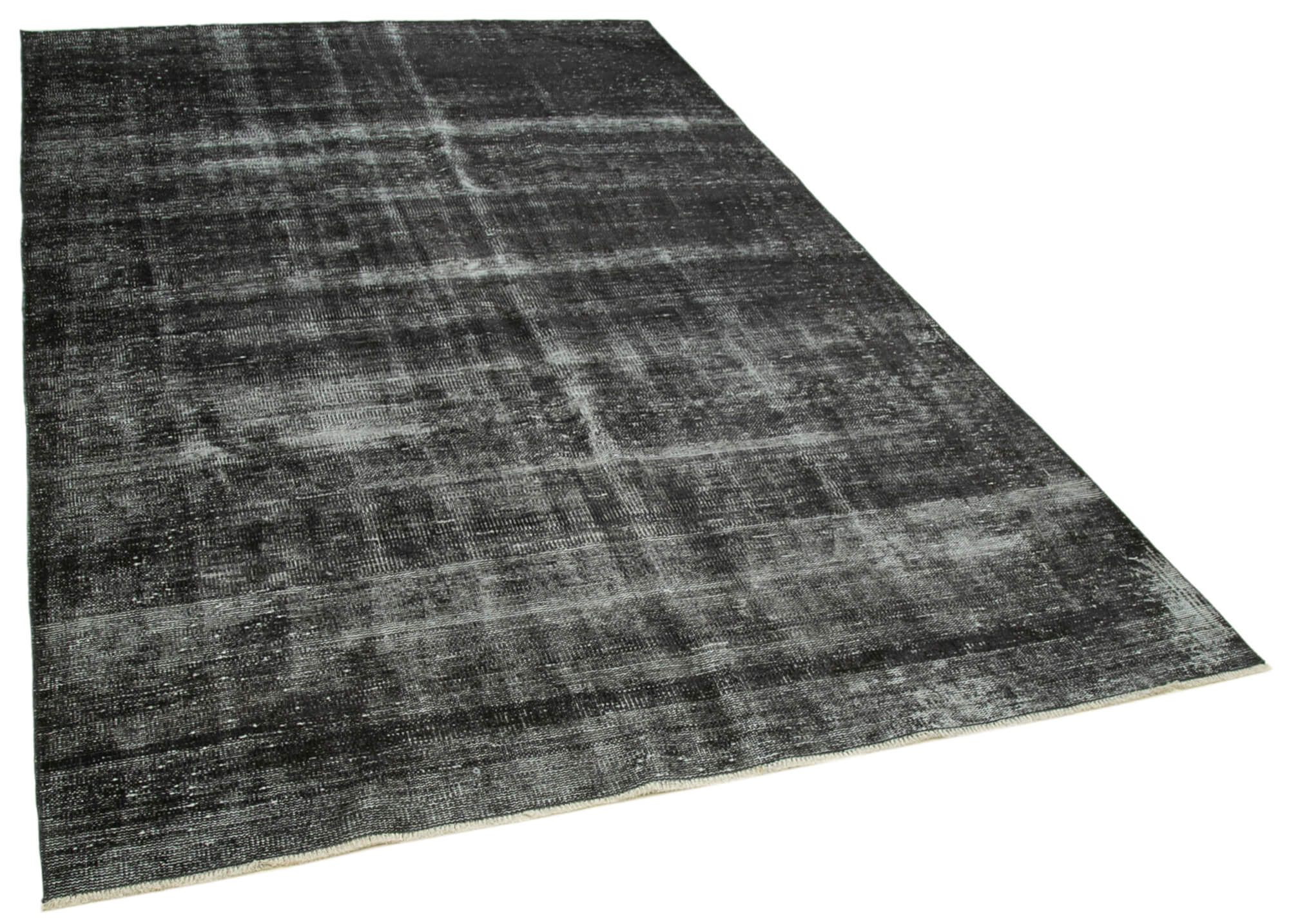 6 x 9 Black Overdyed Rug - 5570