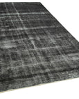 6 x 9 Black Overdyed Rug - 5570