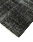 6 x 9 Black Overdyed Rug - 5570