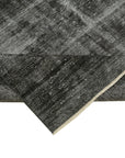 6 x 9 Black Overdyed Rug - 5570