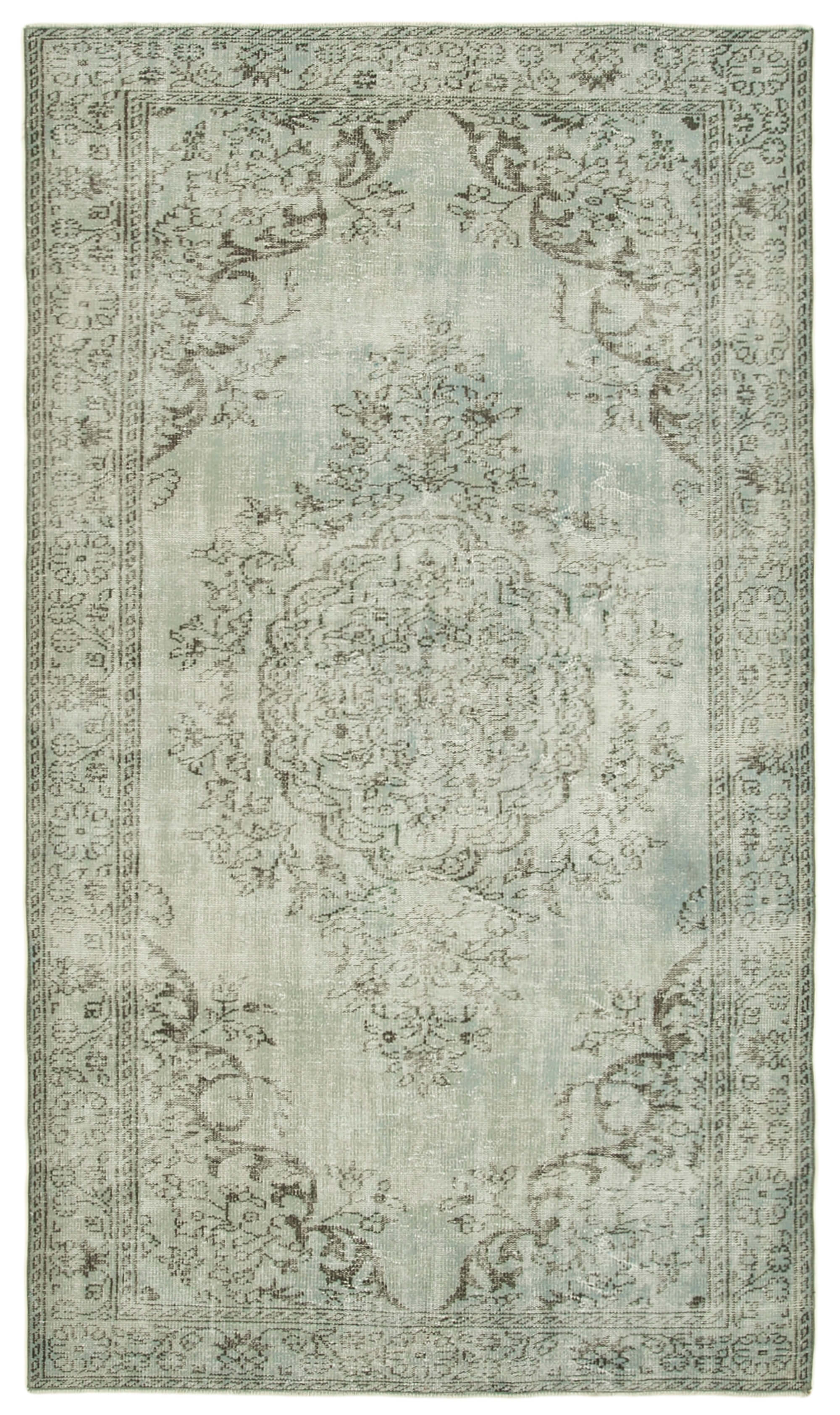 6 x 10 Blue Overdyed Rug - 5572