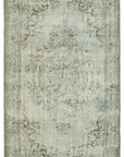 6 x 10 Blue Overdyed Rug - 5572