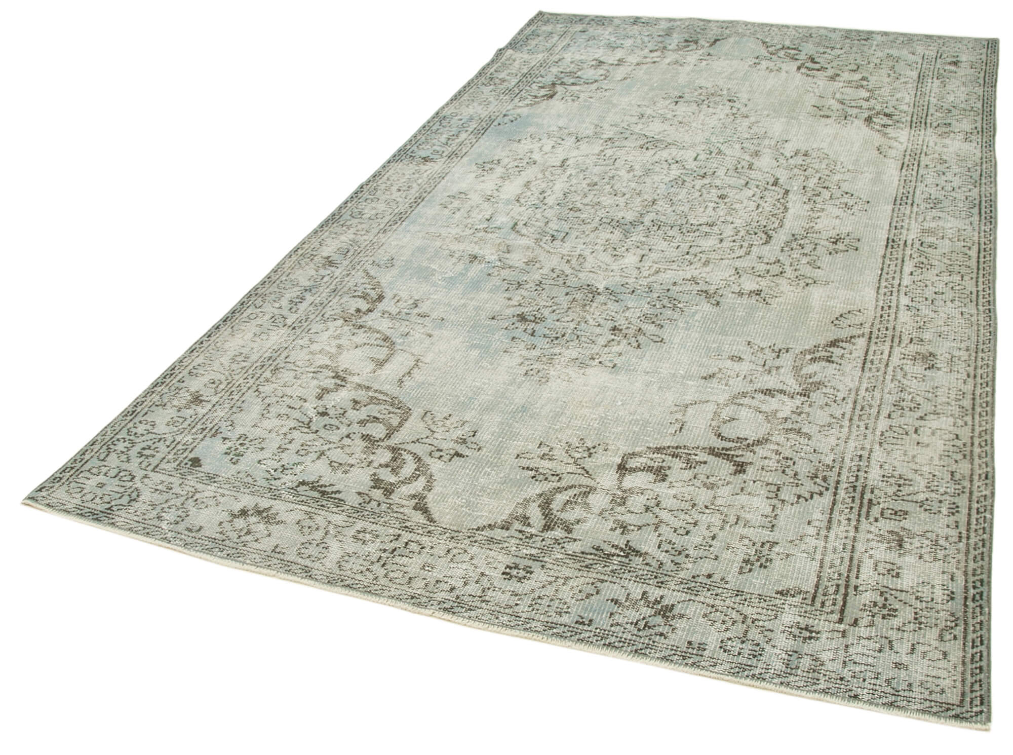 6 x 10 Blue Overdyed Rug - 5572