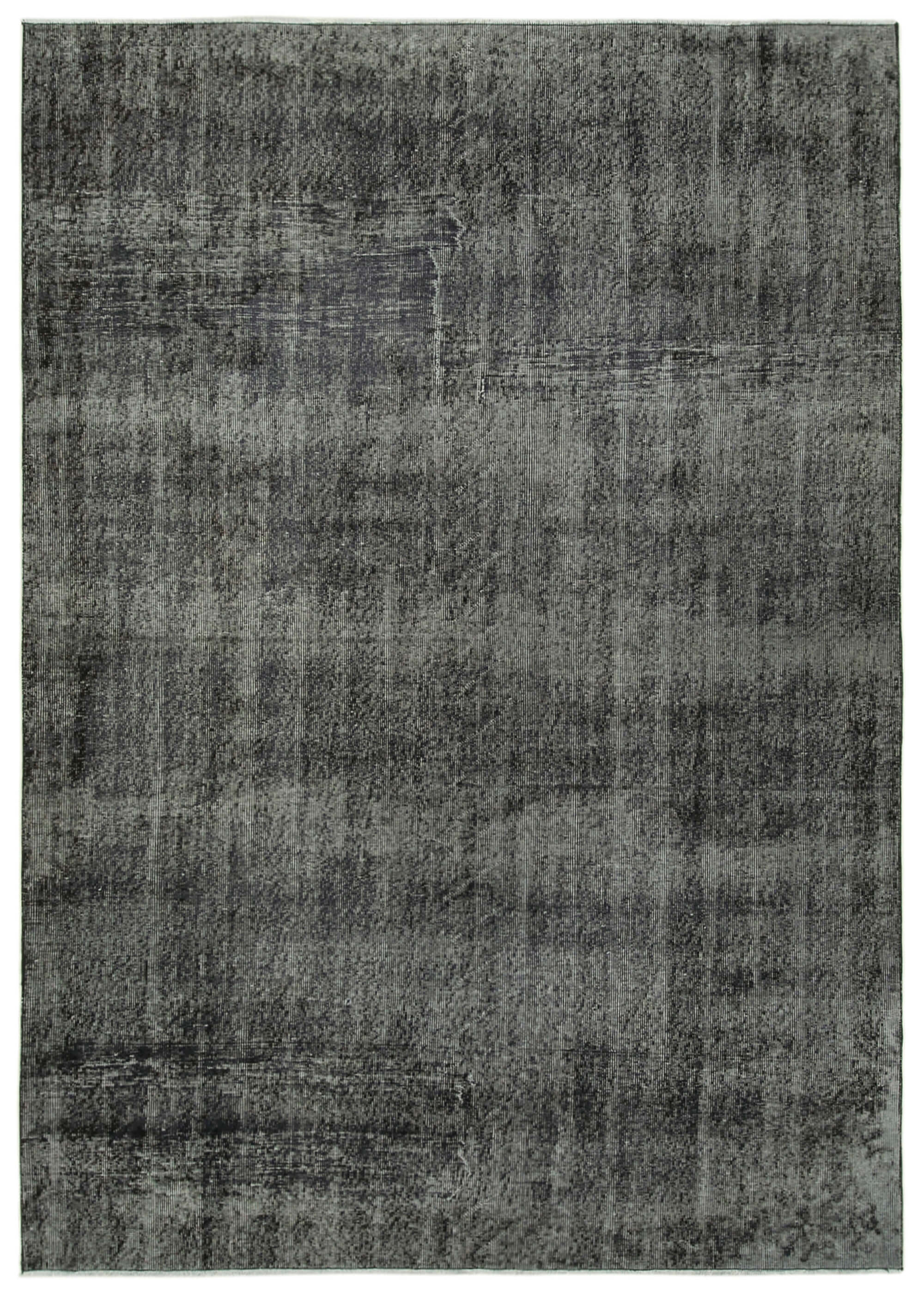 6 x 9 Black Overdyed Rug - 5573