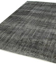 6 x 9 Black Overdyed Rug - 5573