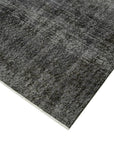 6 x 9 Black Overdyed Rug - 5573