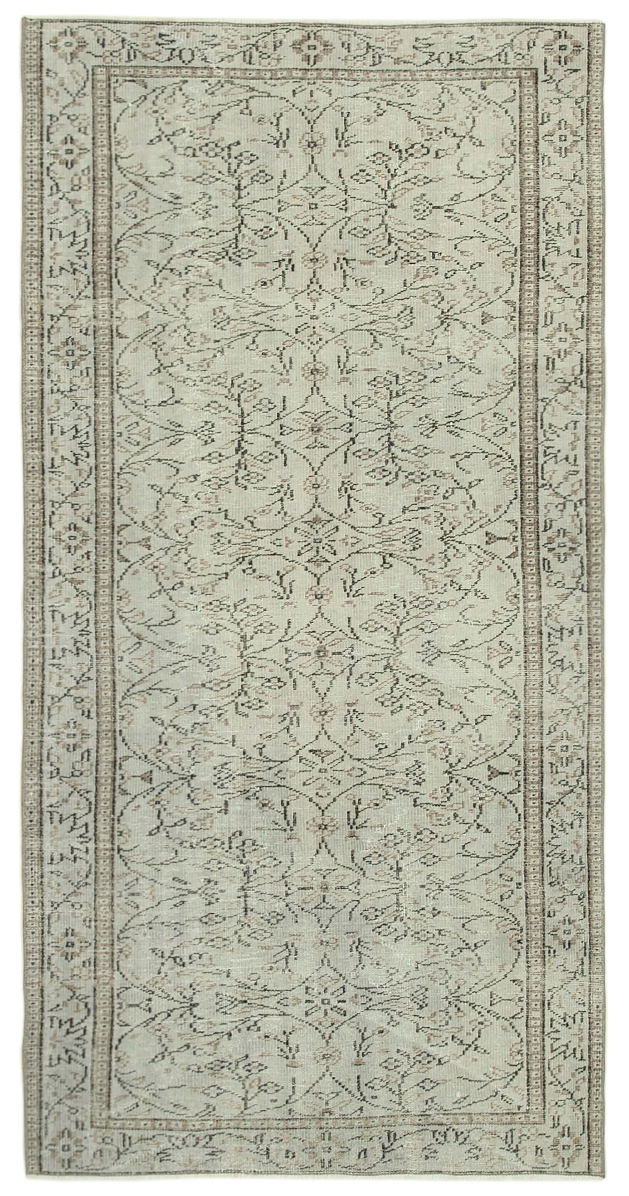 4 x 9 Grey Overdyed Rug - 5575