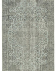 5 x 8 Grey Overdyed Rug - 5577