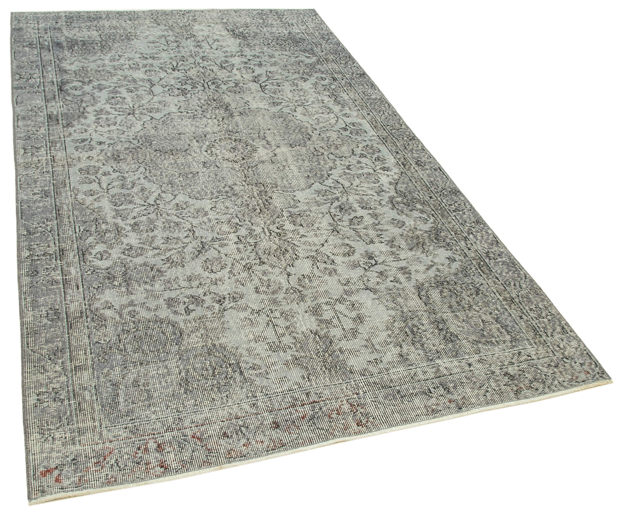 5 x 8 Grey Overdyed Rug - 5577