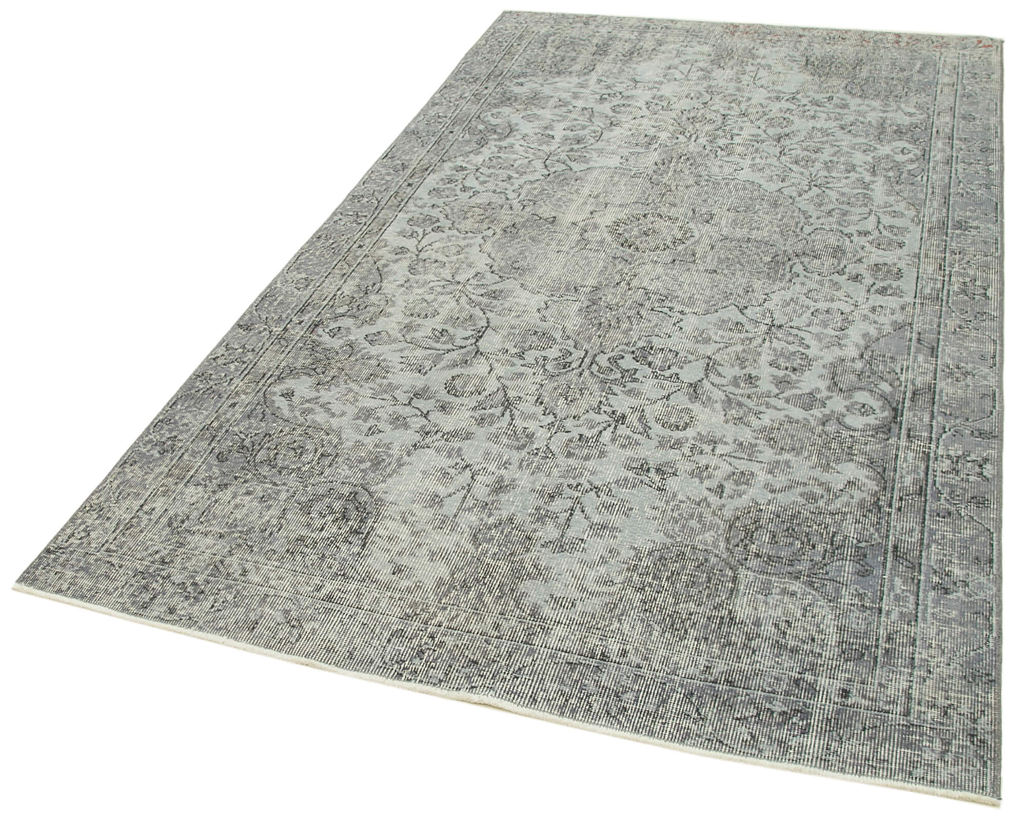 5 x 8 Grey Overdyed Rug - 5577