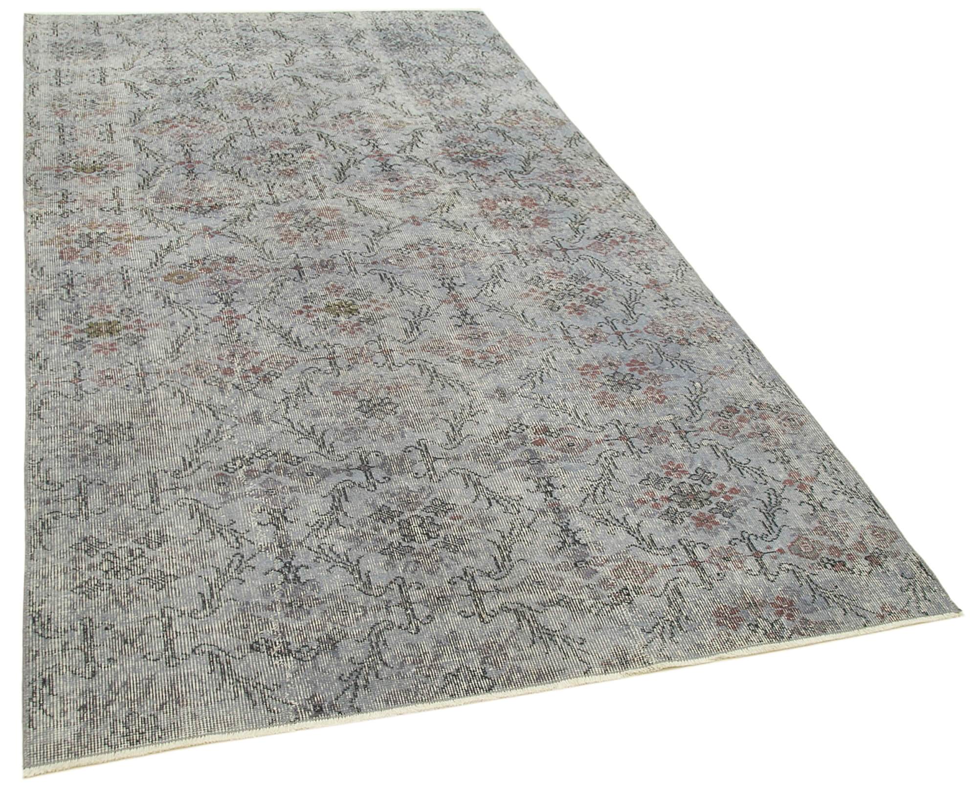 5 x 9 Blue Overdyed Rug - 5580