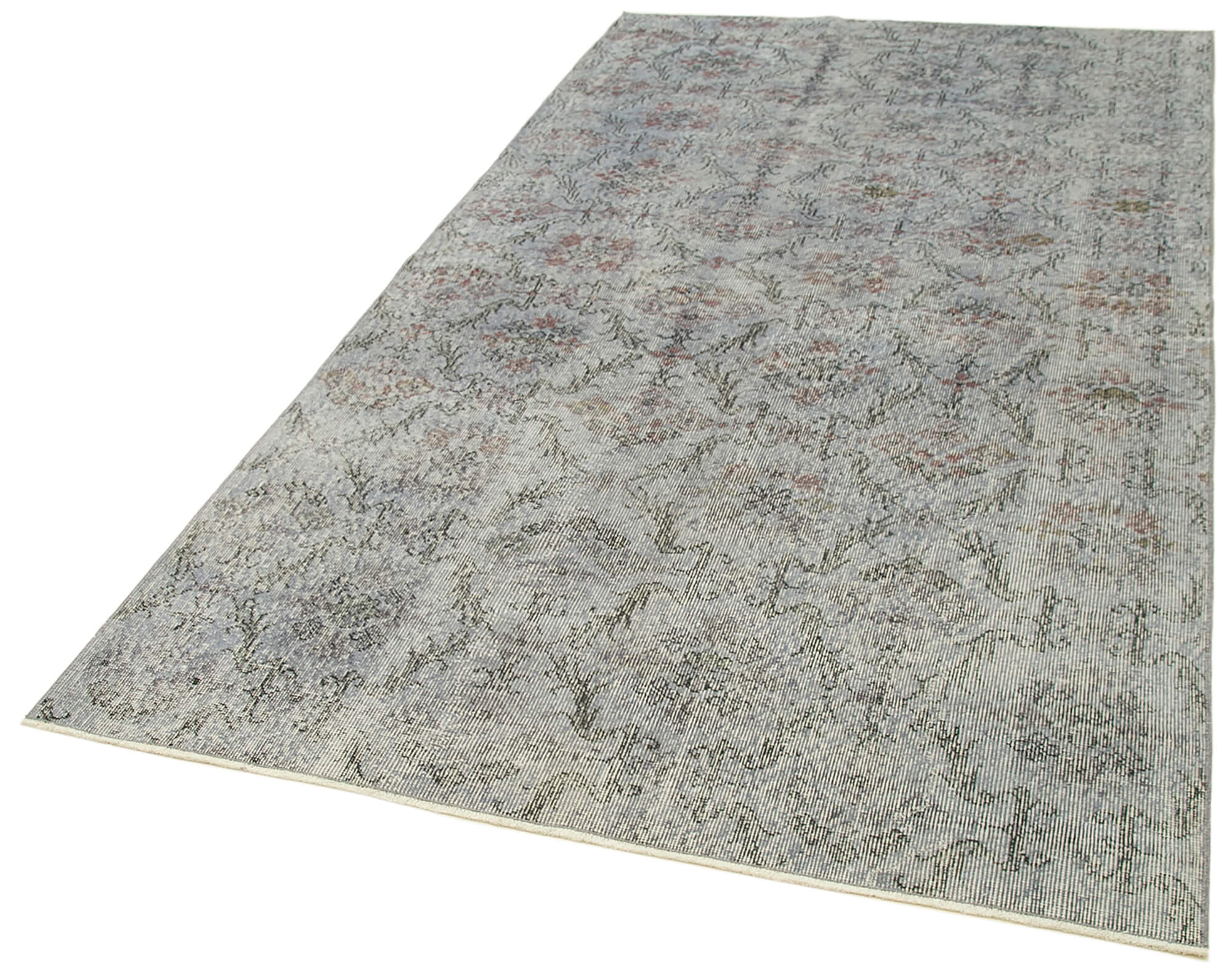 5 x 9 Blue Overdyed Rug - 5580