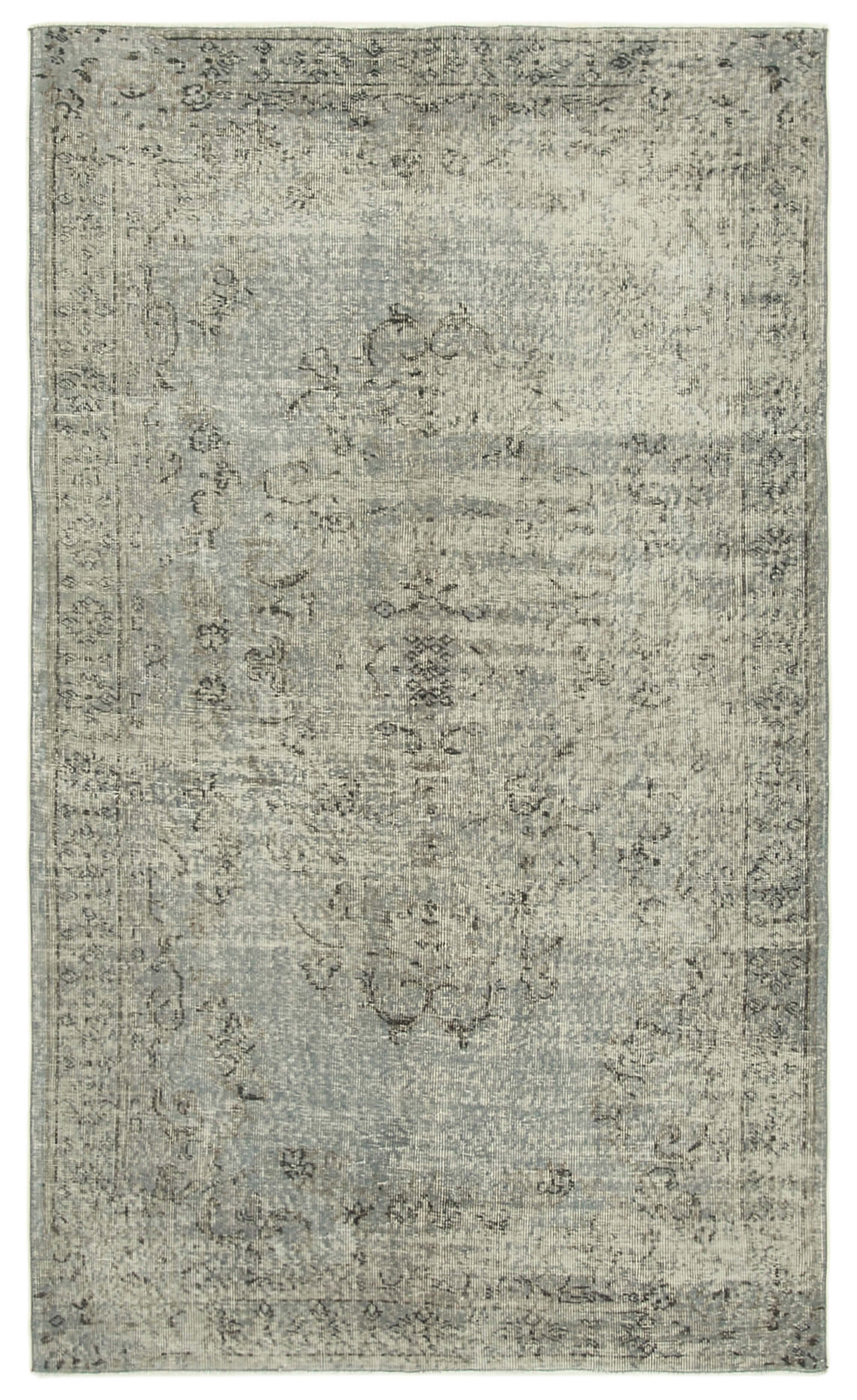 5 x 8 Grey Overdyed Rug - 5582