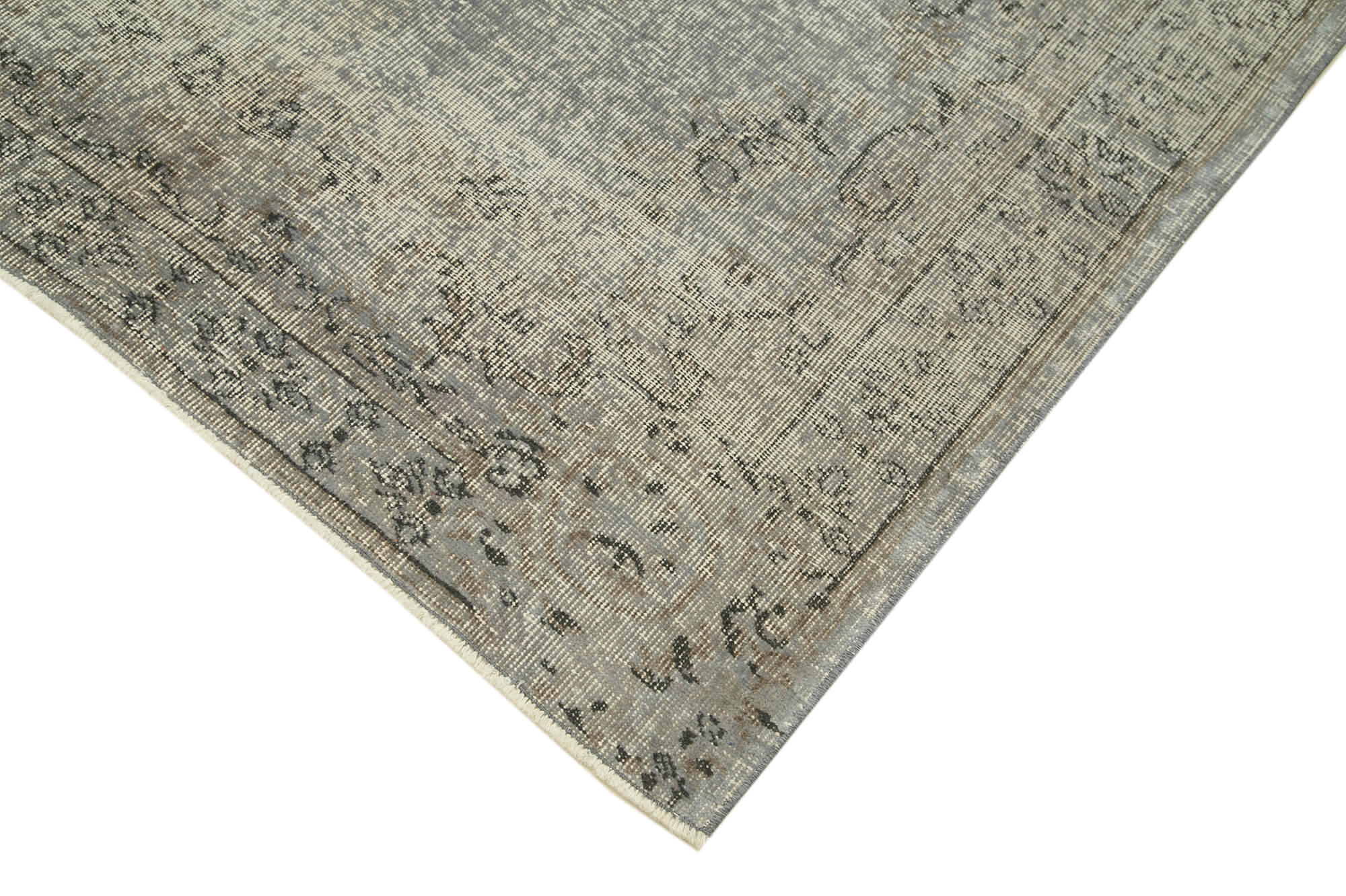 5 x 8 Grey Overdyed Rug - 5582