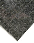 6 x 10 Black Overdyed Rug - 5583