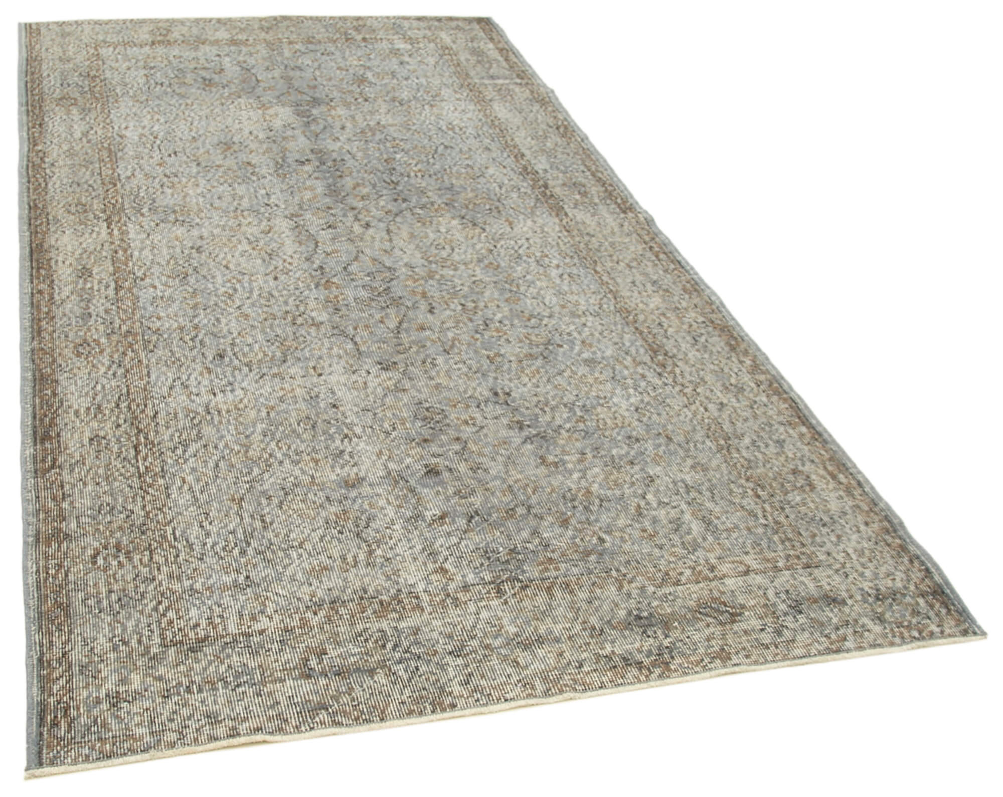 4 x 9 Grey Overdyed Rug - 5584