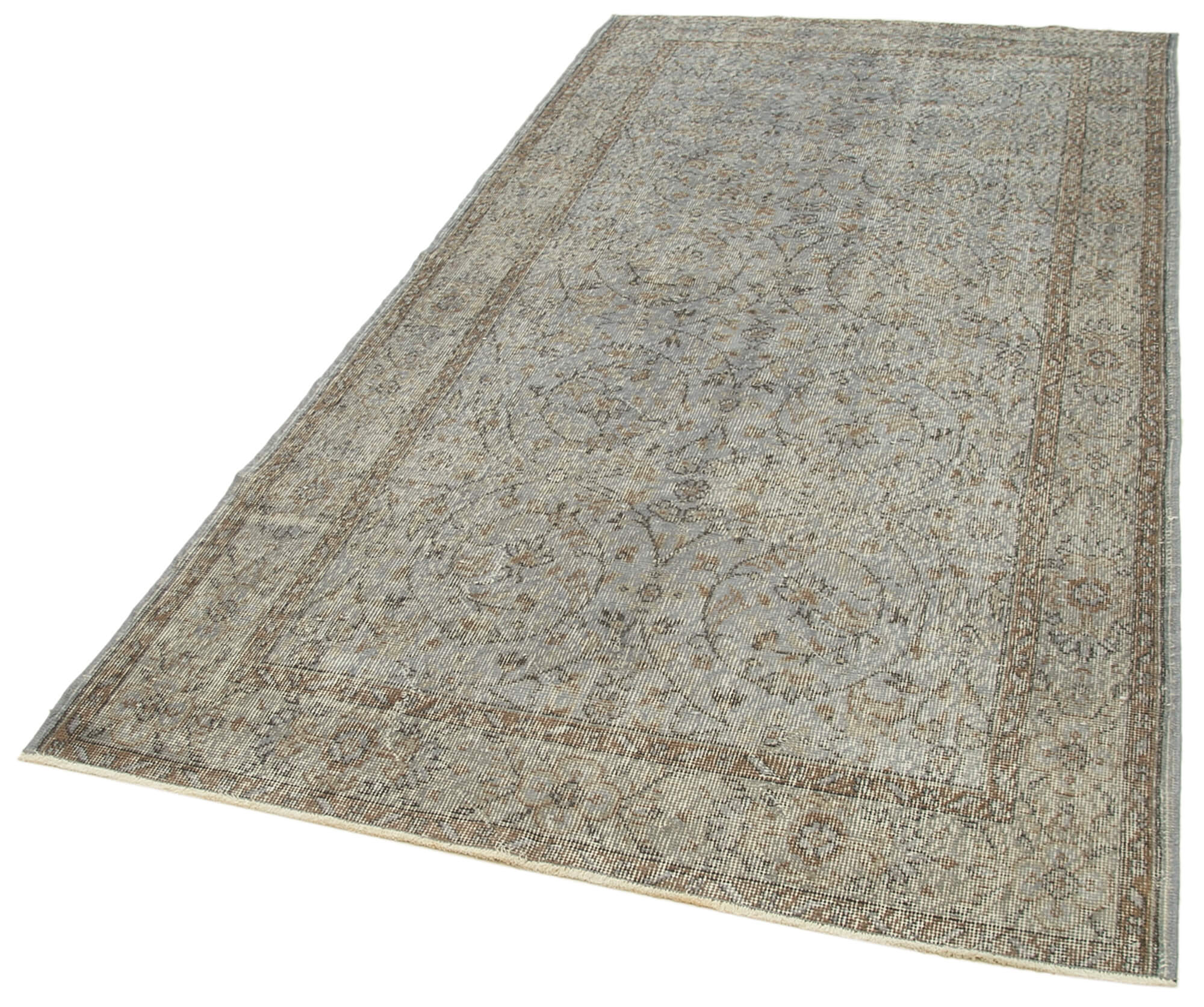 4 x 9 Grey Overdyed Rug - 5584