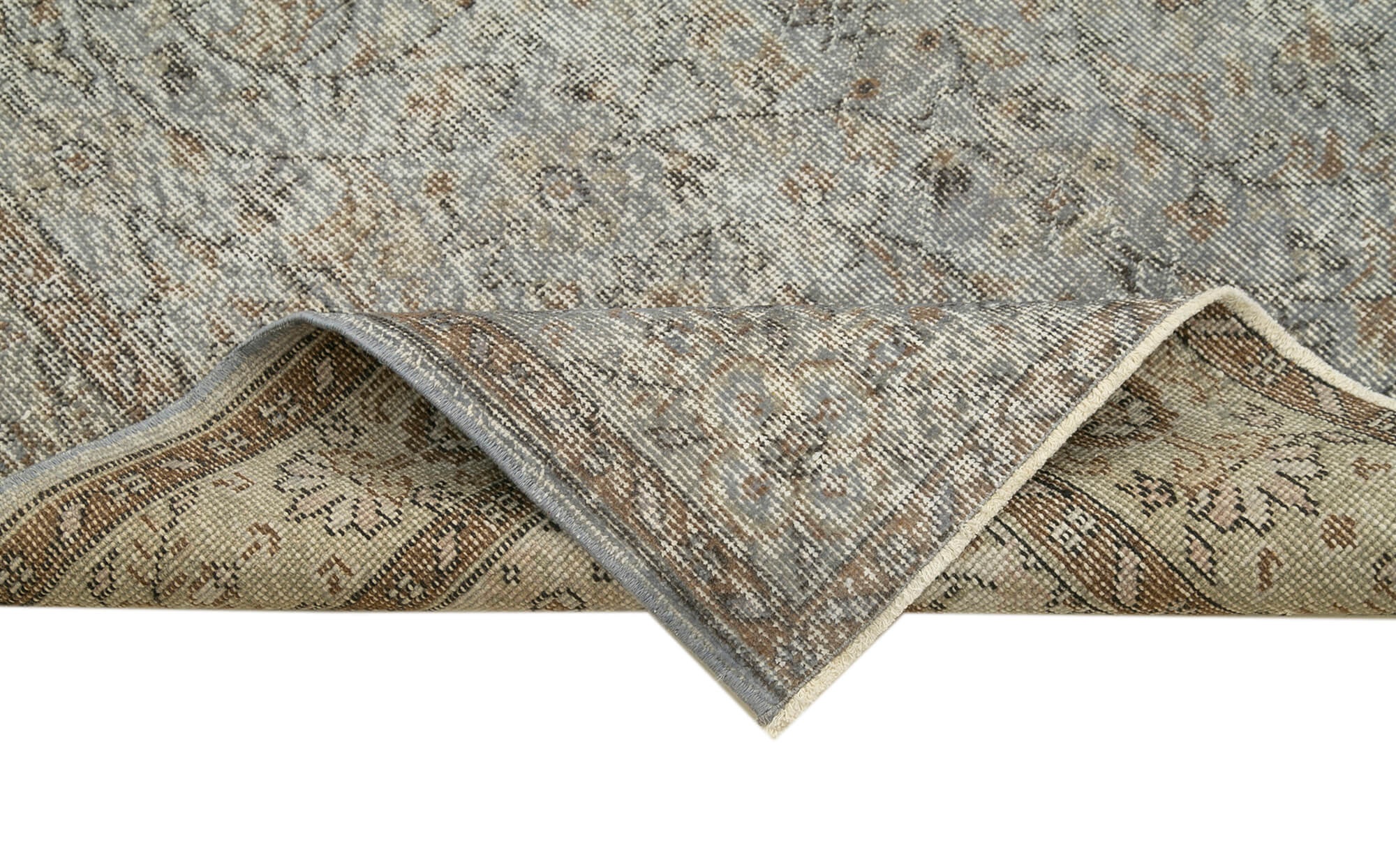 4 x 9 Grey Overdyed Rug - 5584