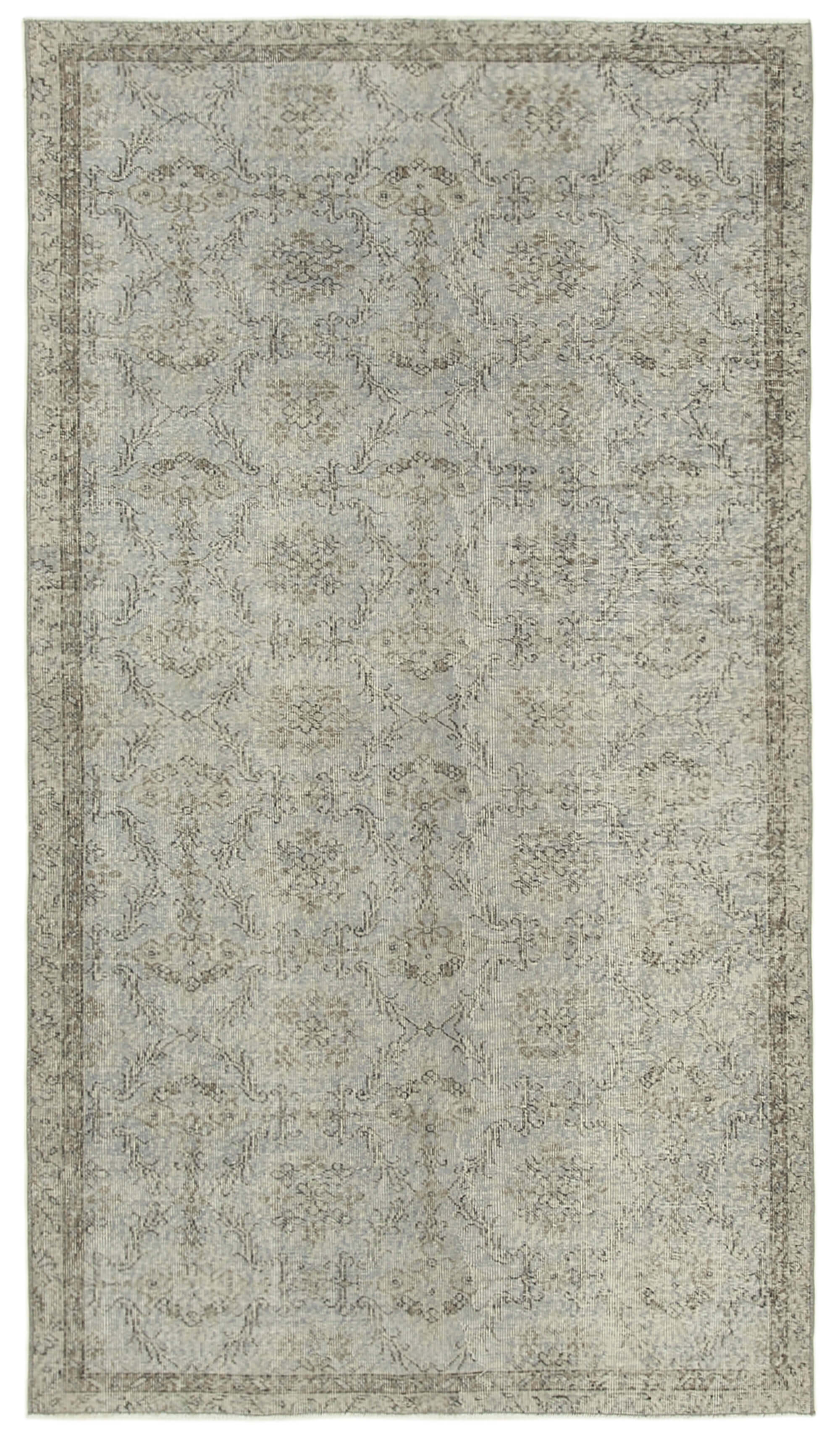 5 x 9 Grey Overdyed Rug - 5586