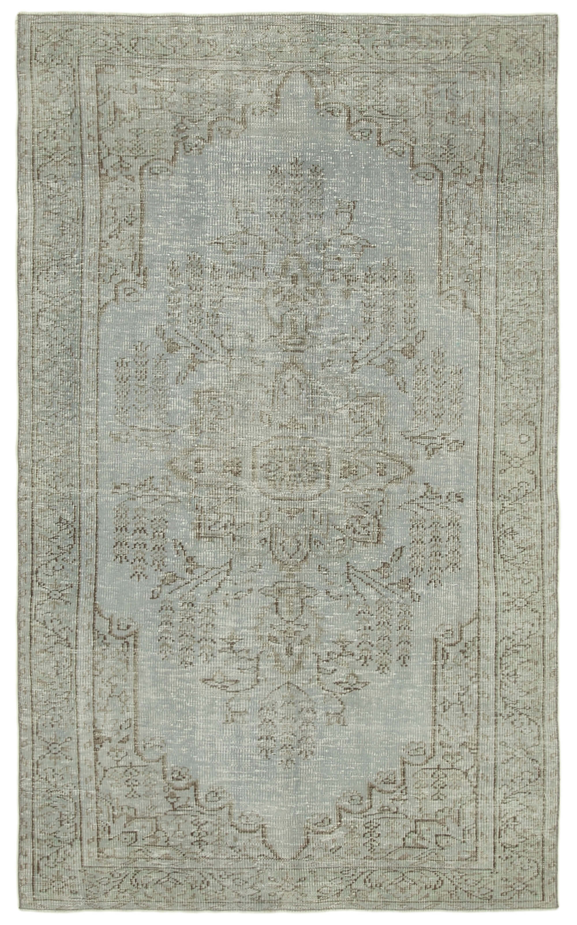 5 x 9 Grey Overdyed Rug - 5587